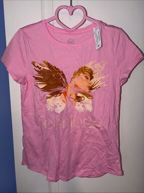 wonder nation Pink Taylor Swift Butterfly Graphic Tee